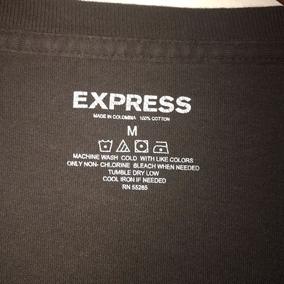Express T shirt size M black - Picture 2 of 2